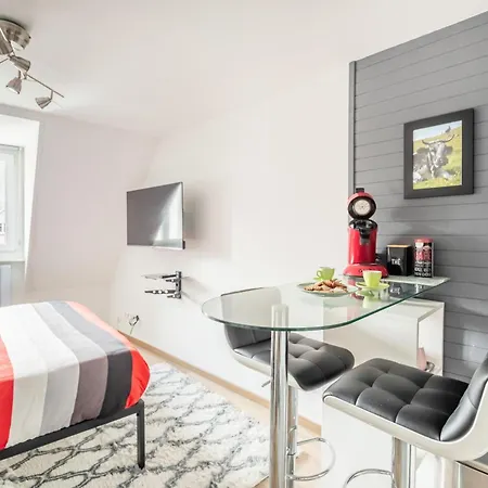 Studio 11 Meuble Tourisme - Vue Vosges - Coeur Munster 公寓