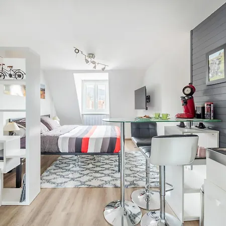 Studio 11 Meuble Tourisme - Vue Vosges - Coeur Munster 公寓